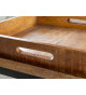 Table basse en bois et plateaux amovibles