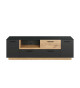 Meuble TV gris et bois 187 cm