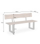 Banc salle à manger en bois et métal