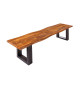 Banc en acacia style industriel