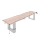 Banc en acacia style industriel