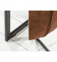 Chaises cantilever marron