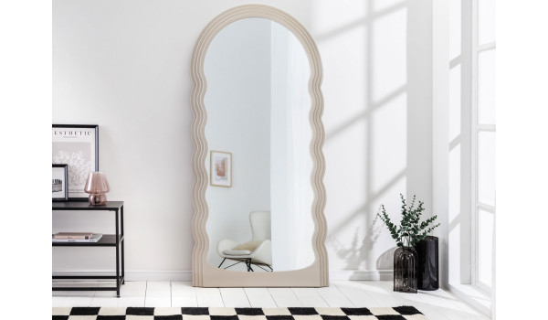 Miroir avec ondulations tendance 160 cm