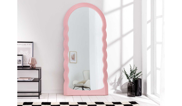 Miroir 160 cm design avec ondulations