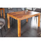 Table de repas rectangulaire en sesham 140 cm
