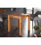 Table à manger carrée en bois massif