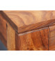 Table à manger carrée en bois massif