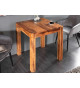 Table à manger carrée en bois massif