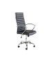 Fauteuil de bureau simili cuir noir