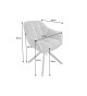 Fauteuils rotatifs velours bleu