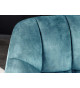 Fauteuils rotatifs velours bleu