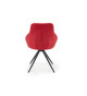Lot de 2 chaises rouges tournantes