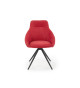 Lot de 2 chaises rouges tournantes