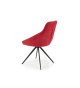 Lot de 2 chaises rouges tournantes