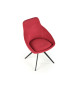 Lot de 2 chaises rouges tournantes