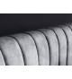 Lit adulte velours gris