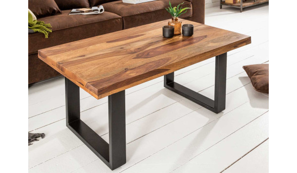Table basse 100 cm sesham massif