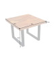 Table basse carrée 60 cm en bois massif