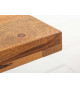 Table basse carrée 60 cm en bois massif