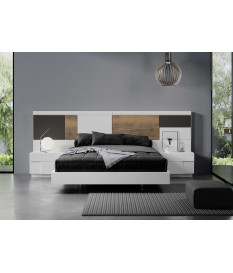 Lit adulte design avec éclairage led