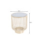 Table d'appoint design en verre