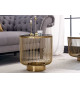 Table d'appoint design en verre