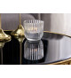 Table d'appoint design en verre