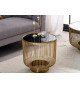 Table d'appoint design en verre