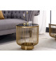 Table d'appoint design en verre