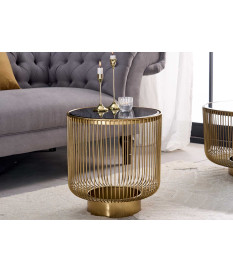 Table d'appoint design en verre