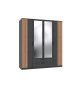 Armoire 3 portes 135 cm
