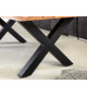 Table basse 120 cm style industriel