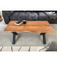 Table basse 120 cm style industriel
