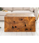 Table basse cube 90 cm en teck