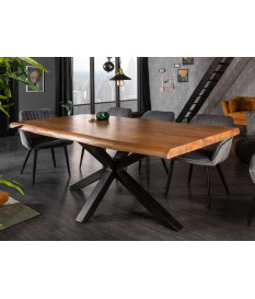 Grande table à manger 180 cm acacia massif