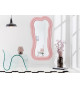 Miroir design tendance rose