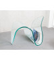 Porte-revues design en verre