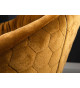 Fauteuil de relaxation jaune moutarde