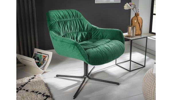 Fauteuil rétro moderne rotatif