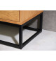 Meuble TV bois et métal 160 cm