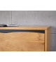 Meuble TV bois et métal 160 cm