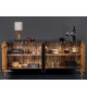 Buffet bois massif mandala sculptés