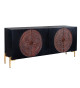 Buffet bois massif mandala sculptés