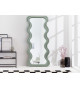 Miroir vague vert sauge 160 cm