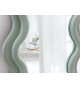 Miroir vague vert sauge 160 cm
