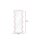 Miroir 160 cm forme vague coloris grège