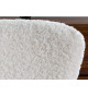 Rocking chair en tissu bouclé blanc