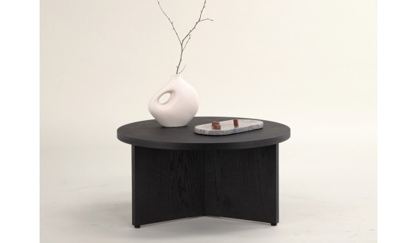 Table basse 65 cm plateau rond