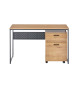Bureau rectangulaire 120 cm avec caisson