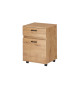 Bureau rectangulaire 120 cm avec caisson
